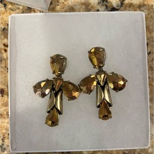 J Crew Gold Post Earrings